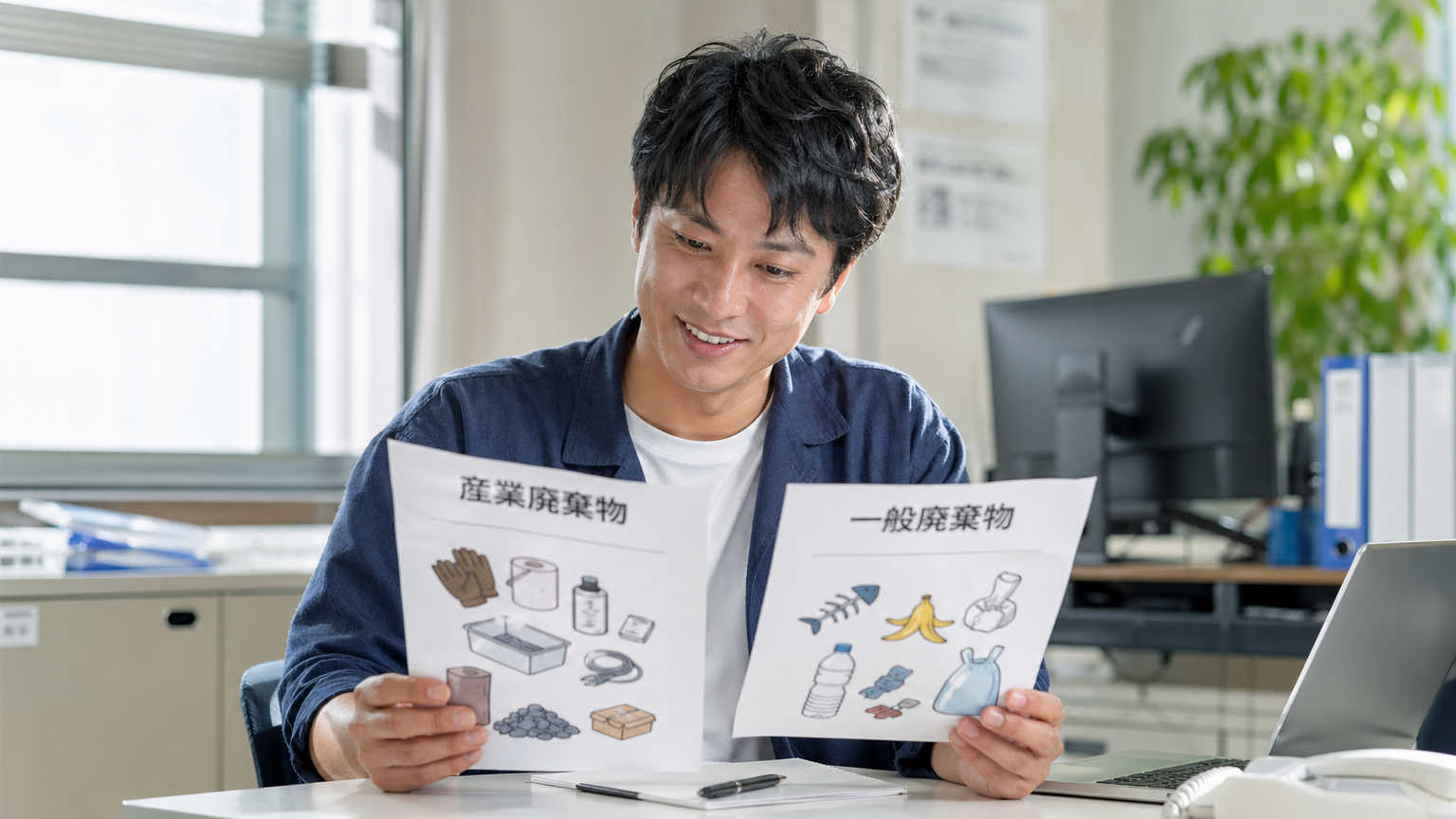 施設から出る廃棄物は「産業廃棄物」と「一般廃棄物」に分かれる