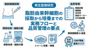 脂肪由来幹細胞の採取から培養までの実務フローと品質管理の要点 1